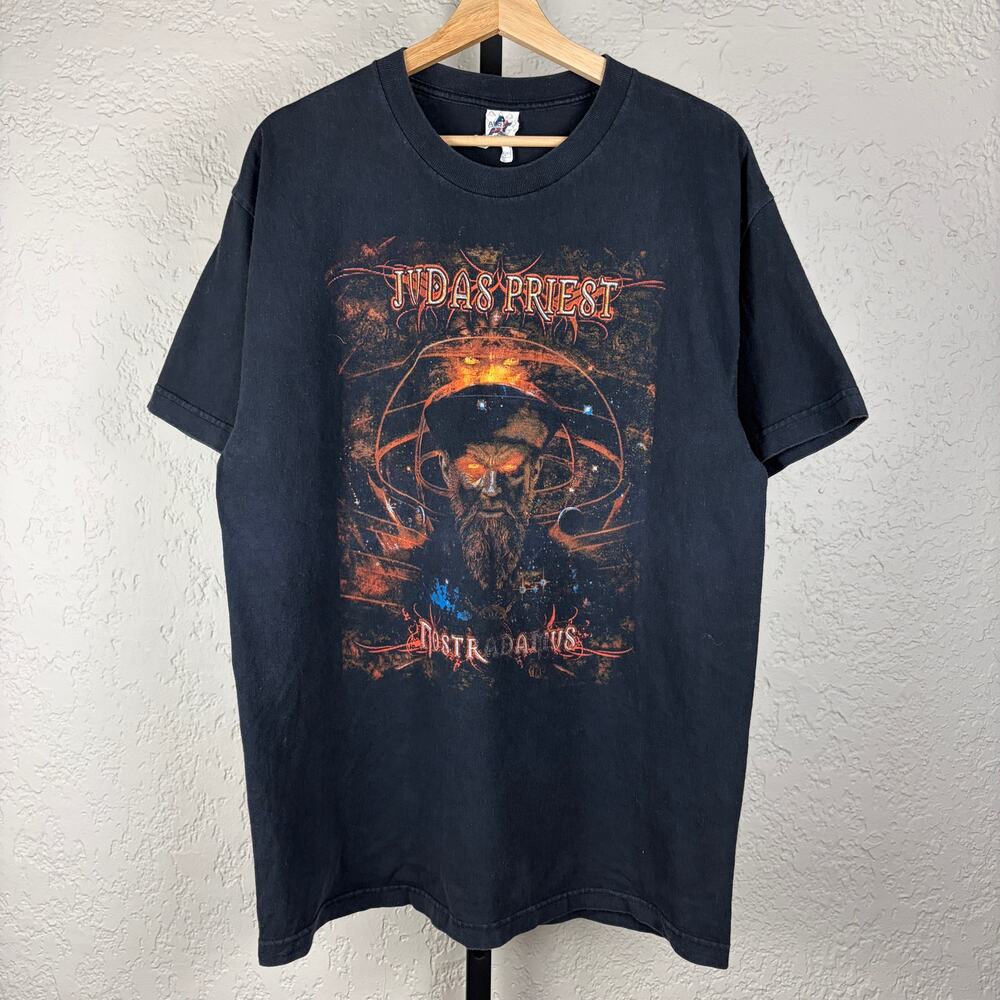 Judas Priest 2008 Nostradamus Large Metal Band Tee
